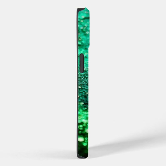 Heller grüner Glitzer iPhone Mate Tough Case (Rückseite / Rechts)