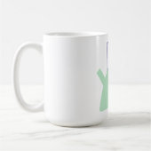 Heller grüner Teekessel Kaffeetasse (Links)