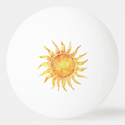 Heller Himmel Sonne Tischtennisball (Vorderseite)