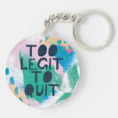 Heller Inspirationiii | auch Legit zum zu Schlüsselanhänger (Rückseite)