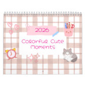 Heller Kawaii-Kitty-Kunstkalender Kalender (Titelbild)