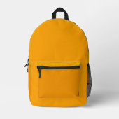 Heller Kürbis-Rucksack Bedruckter Rucksack (Vorderseite)