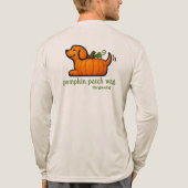 Heller Kürbiskund Herbst Männer Tri-Blend Shirt (Rückseite)