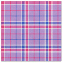 Heller Lavendel, Magenta und blaues kariertes Stoff