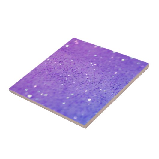 Heller lila Glitzer - glänzend, Glitzern Fliese (Seite)