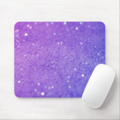 Heller lila Glitzer - glänzend, Glitzern Mousepad (Mit Mouse)