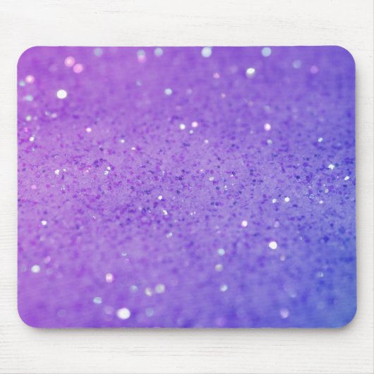 Heller lila Glitzer - glänzend, Glitzern Mousepad (Vorne)