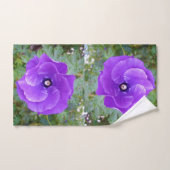 Heller Lila Hibiskus, Handtuch (Handtuch)