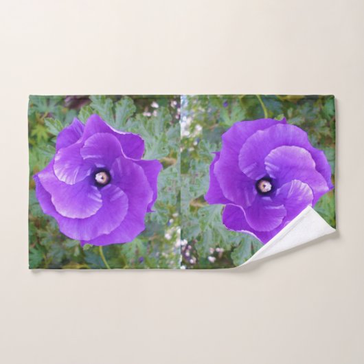 Heller Lila Hibiskus, Handtuch (Handtuch)