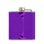 Heller lila Mod-Entwurf Flachmann (Rückseite)