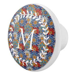 heller Mandala-Personalized Keramikknopf Keramikknauf