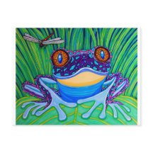 Heller mit Augen Frosch
