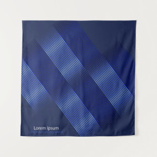 heller, moderner Hintergrund, geomere Objekte aus  Wandteppich