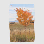 Heller Oktober  Golfhandtuch (Vorderseite)