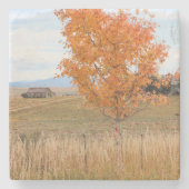Heller Oktober  Steinuntersetzer (Vorderseite)