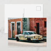Heller Oldtimer auf Kuba Postkarte (Vorne/Hinten)