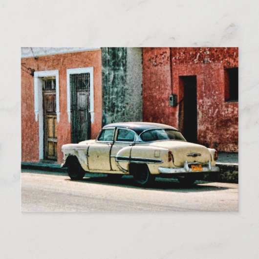 Heller Oldtimer auf Kuba Postkarte (Vorderseite)