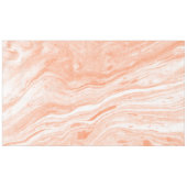 Heller orangefarbener und weißer Marmor Tischdecke (Vorderseite (Horizontal))