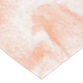 Heller orangefarbener und weißer Marmor Tischdecke (Schrägansicht)