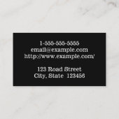 Heller Pastell Stripes Architekten-Visitenkarte Visitenkarte (Rückseite)