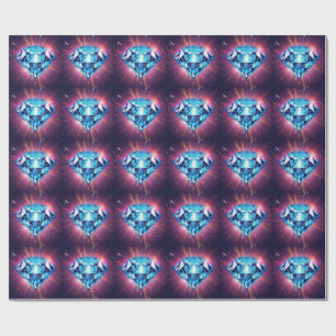 Heller pixeliger Diamant  Geschenkpapier