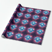Heller pixeliger Diamant  Geschenkpapier (Ungerollt)