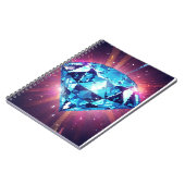 Heller pixeliger Diamant  Notizblock (Linke Seite)