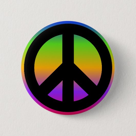 Heller Regenbogen Button (Vorderseite)
