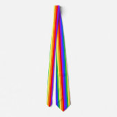 Heller Regenbogen Krawatte (Rückseite)