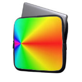Heller Regenbogen Laptopschutzhülle (Vorderseite Links)