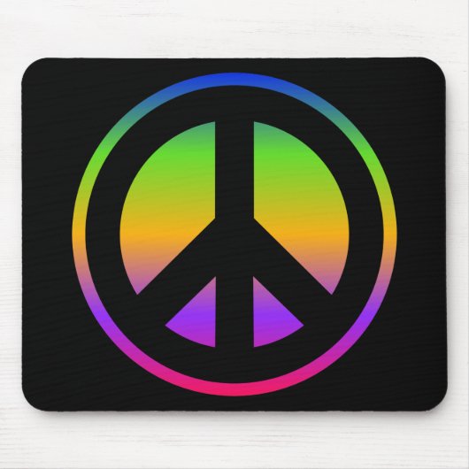 Heller Regenbogen Mousepad (Vorne)