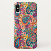 Heller Regenbogen Paisley Case-Mate iPhone Hülle (Rückseite)