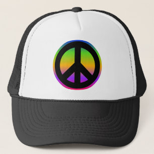 Heller Regenbogen Truckerkappe