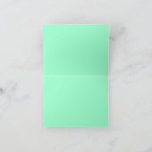Heller Retro Blick-Blumenentwurf-c$notecards Karte (Innenseite)