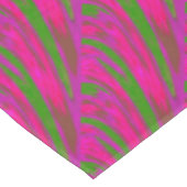 Heller rosa grüne FarbSwish abstrakt Tischdecke (Schrägansicht)