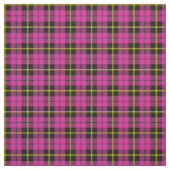 Heller rosa schwarzer gelber Streifen kariertes Stoff (Muster)