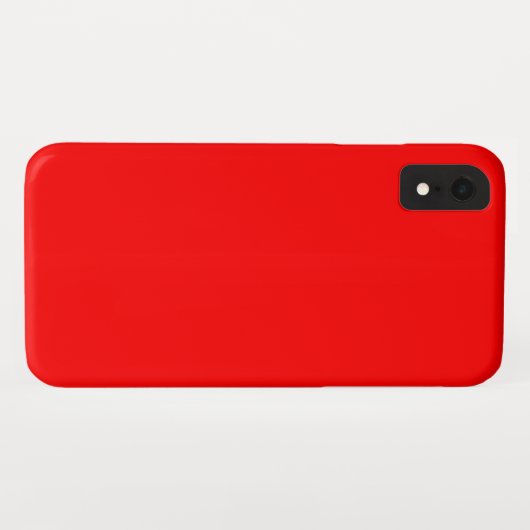 Heller roter Solid-Farbhintergrund Case-Mate iPhone Hülle (Rückseite (Horizontal))