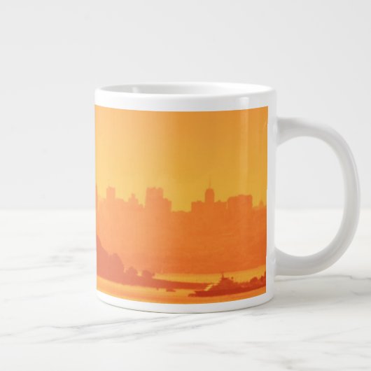 Heller San Francisco Sonnenuntergang Jumbo-Tasse (Rechts)