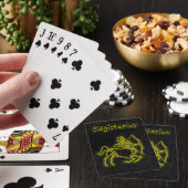 Heller Schütze Spielkarten (In Situ)