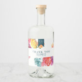 Heller Sommer "Danke" Liquor Flasche Etikett (Vorderseite)