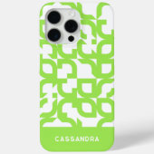 Heller Sommer - Limettengrüner Midcentury-Kunststi Case-Mate iPhone Hülle (Rückseite)