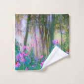 Heller Sonnenaufgang mit rosa Türmen in meinem Gar Badhandtuch Set (Waschlappen)