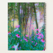 Heller Sonnenaufgang mit rosa Türmen in meinem Gar Planer (Rückseite)