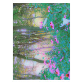 Heller Sonnenaufgang mit rosa Türmen in meinem Gar Tischdecke (Vorderseite)