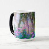 Heller Sonnenaufgang mit rosa Türmen in meinem Gar Verwandlungstasse (Vorderseite Links)