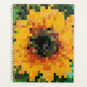 Heller Sonnenblumen-Planer Planer (Vorderseite)