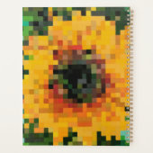 Heller Sonnenblumen-Planer Planer (Rückseite)
