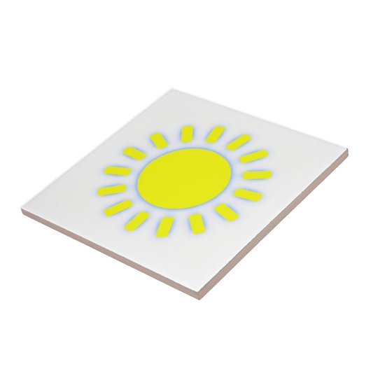 Heller Sonnenschein Fliese (Seite)