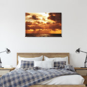 heller Sonnenuntergang Leinwanddruck (Insitu (Schlafzimmer))