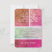 Heller Star von David Bat Mitzvah UAWG Reply Einladung (Rückseite)